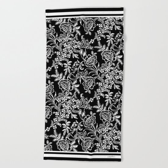 Full Moon Tea Beach Towel