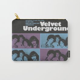 Vintage Velvet Photo      Carry-All Pouch | Black And White, Graphite, Acrylic, Digital, Artist, Vintage, Watercolor, Pattern, Album, Band 