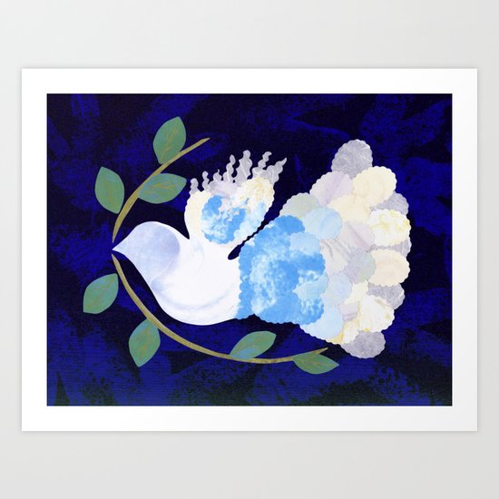 Peace Spirit Dove Art Print