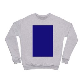 Dark Imperial Blue solid color modern abstract pattern  Crewneck Sweatshirt