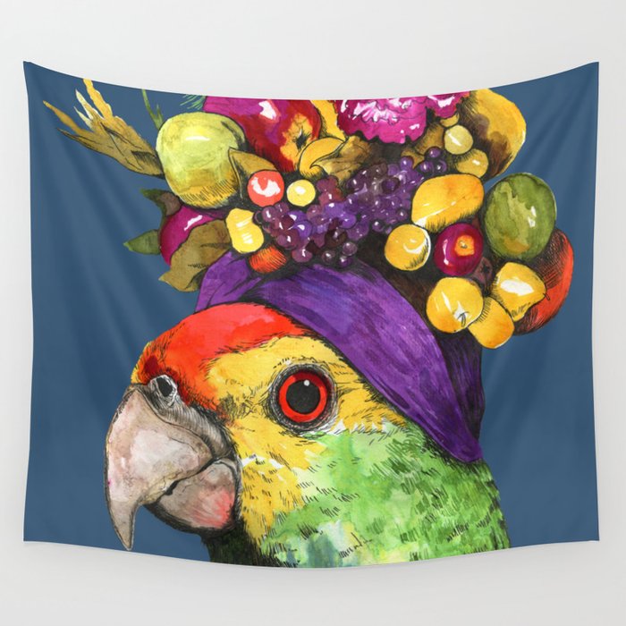Party Parrot Wall Tapestry