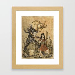 Minotaur Framed Art Print