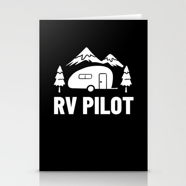RV Camping Truck Beginner Camper Parks Van Stationery Cards