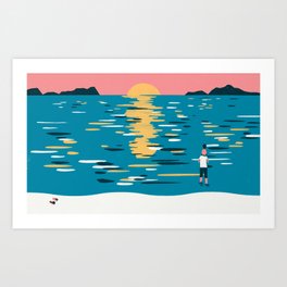 My Dad Used To Be So Cool (Sunset) Art Print