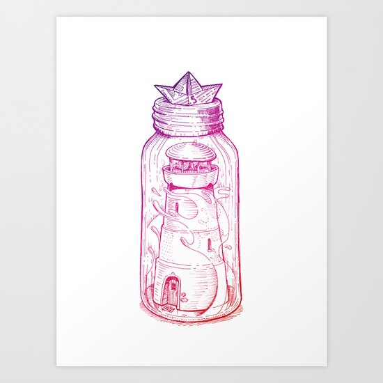 Little Light House Art Print