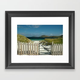 Gate of Paradise, Isle of Vatersay, Scotland Framed Art Print