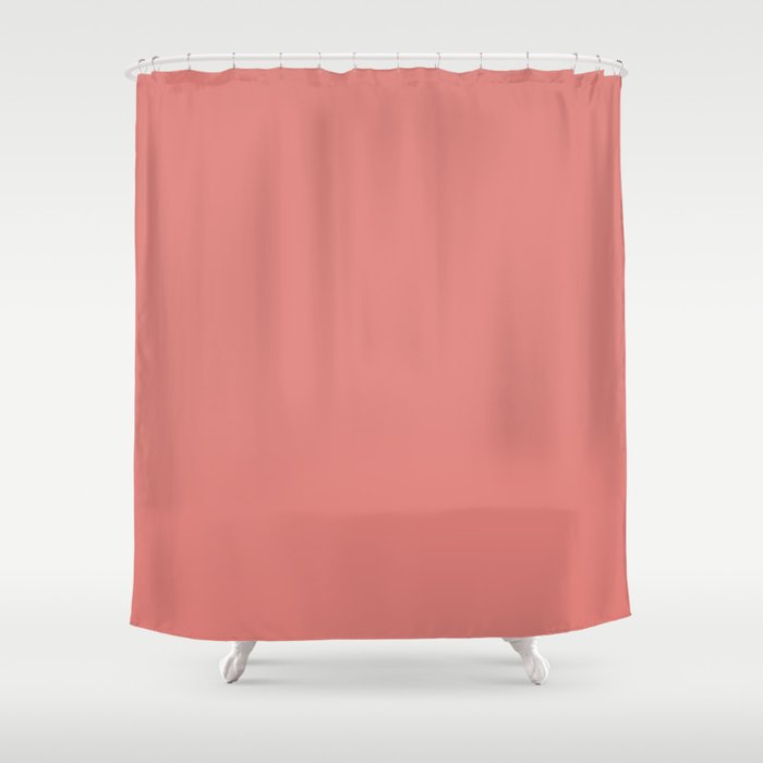 Cedar Red Shower Curtain