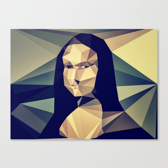 :: mona lisa :: Canvas Print