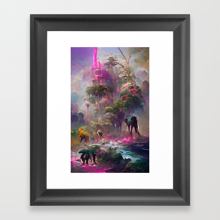 Utopia World Framed Art Print