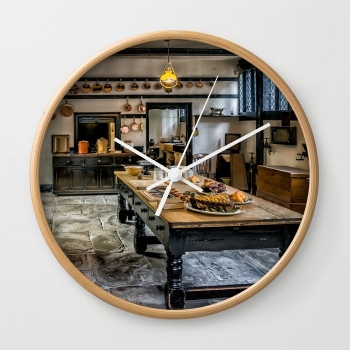 Vintage Kitchen Wall Clock By Adrianevans Society6
