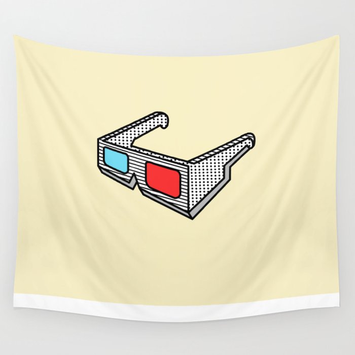 3d tapestry shop with glasses