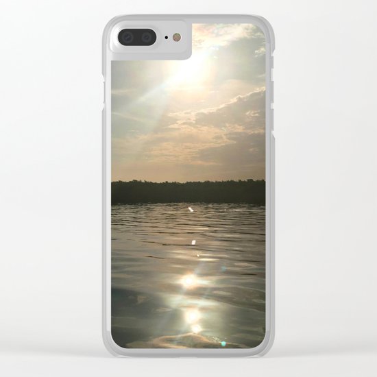 River Sun Clear iPhone Case