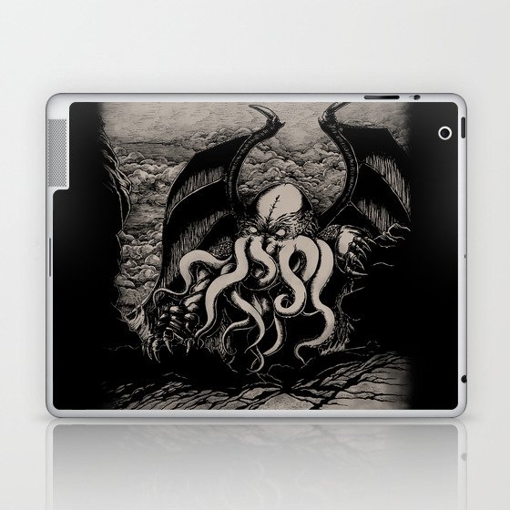 The Rise of Great Cthulhu Laptop & iPad Skin
