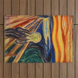 Edvard Munch - The Scream 1910 Outdoor Rug