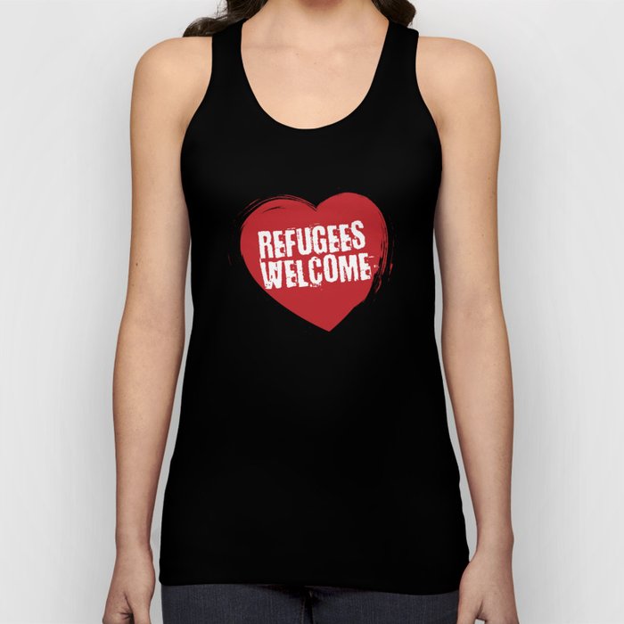 Refugees Welcome Escape Refugees Tank Top