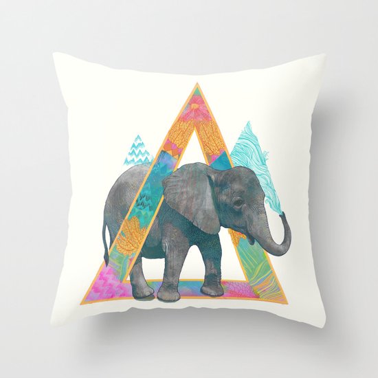 elephant Throw Pillow