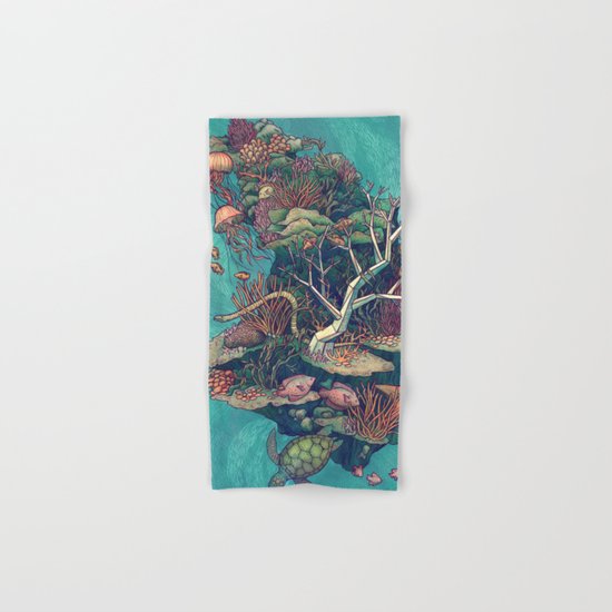 Coral Communities Hand & Bath Towel