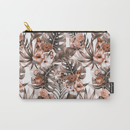 Tropical Pattern Carry-All Pouch
