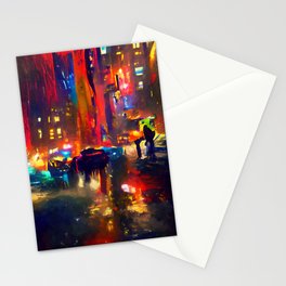 Nights of New York City Stationery Card