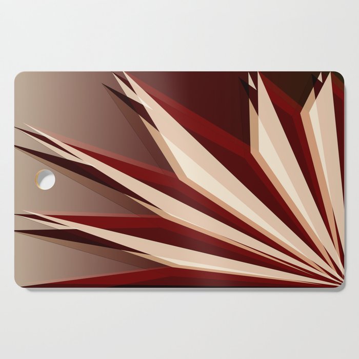 Abstract Spikes Cutting Board