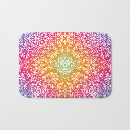 Spring Mandala Bath Mat