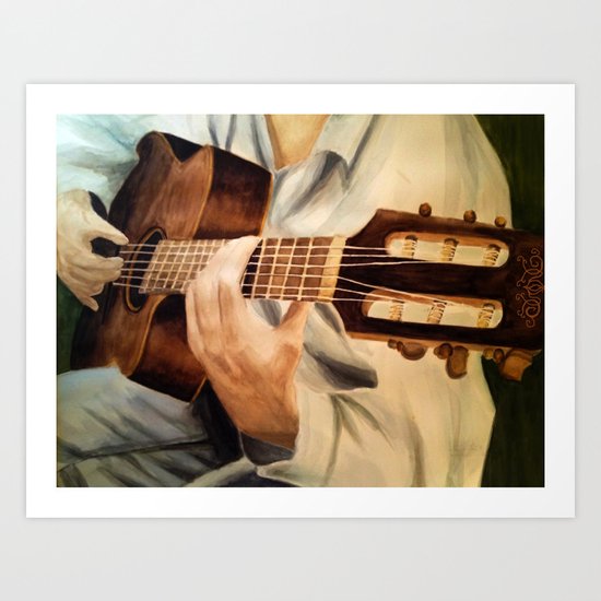 guitar Art Print