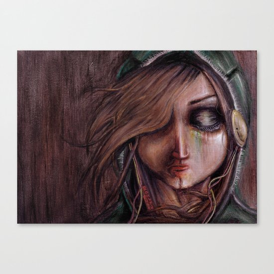 Disturbance of the pain-sensitive structures in my head Canvas Print