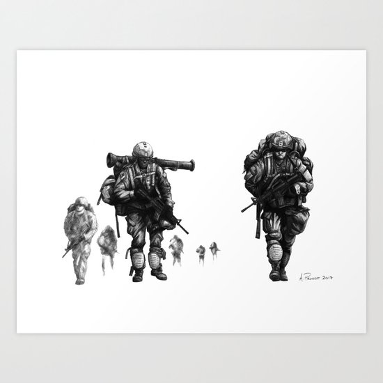 Light Fighters Art Print