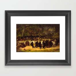 The Bear Dance, 1870 by William Holbrook Beard Framed Art Print
