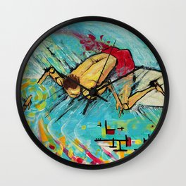 Surfer Wall Clock