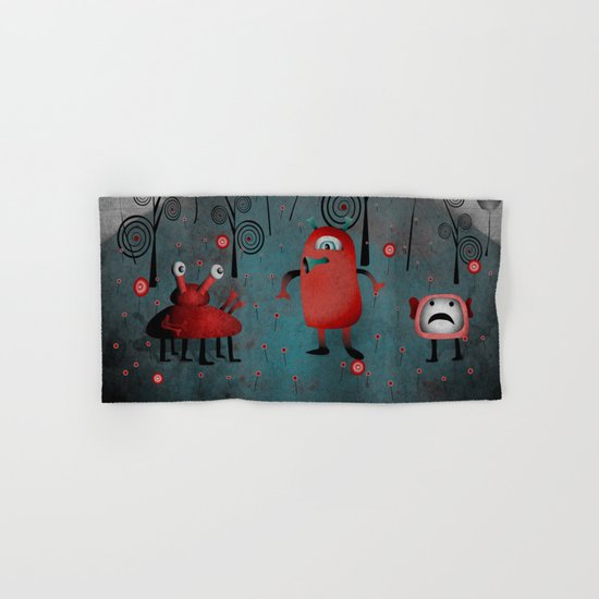 Alien conversation Hand & Bath Towel