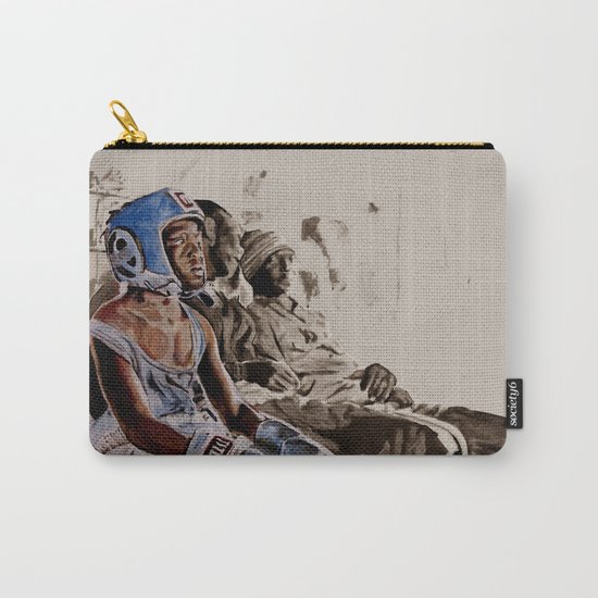 BRONX BOXING BOYS - sepia/blue version Carry-All Pouch
