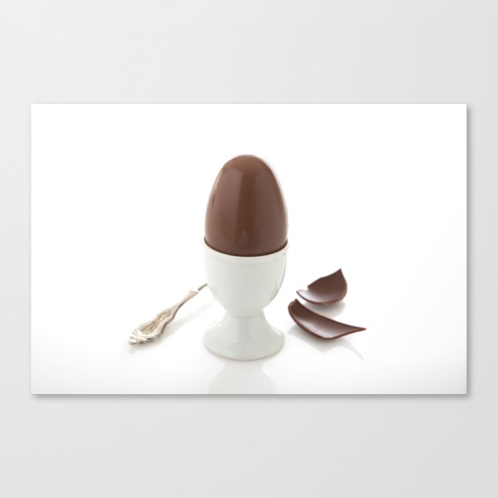chocolate Egg Canvas Print