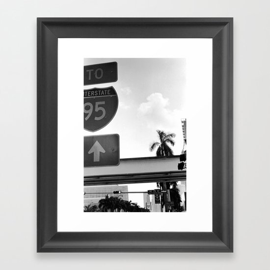 Interstate Framed Art Print