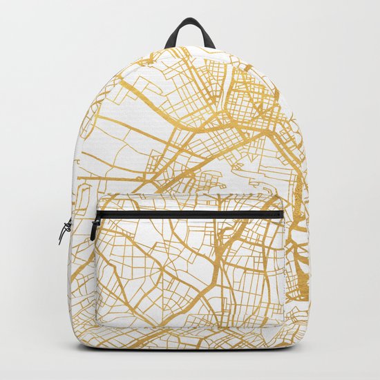 ATHENS GREECE CITY STREET MAP ART Backpack