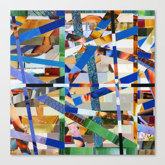 Óscar (stripes 23) Canvas Print