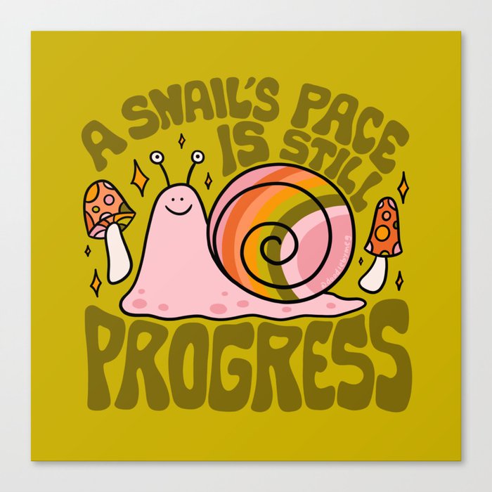 Snail Pace Canvas Print