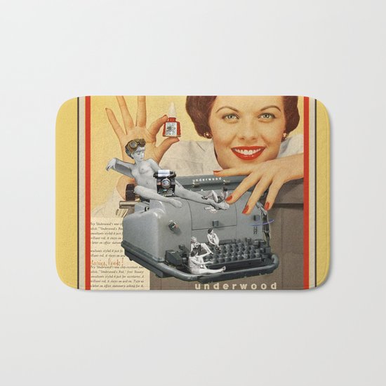 Friday Night in the Typing Pool Bath Mat