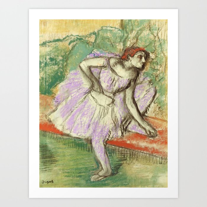 Edgar Degas "The Dancer in Violet" Art Print