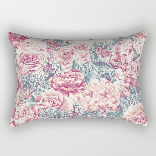 Vintage Garden 21 (Misty Mornings) Rectangular Pillow