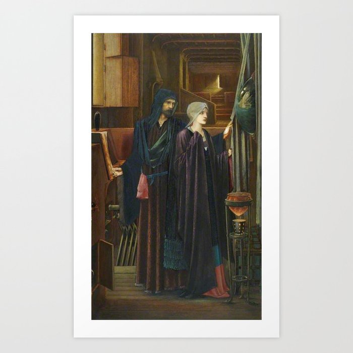  The Wizard - Edward Burne-Jones Art Print