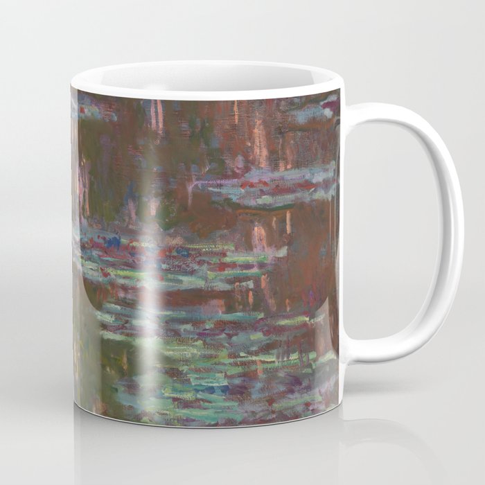 Water Lilies - Setting Sun by Claude Monet Coffee Mug