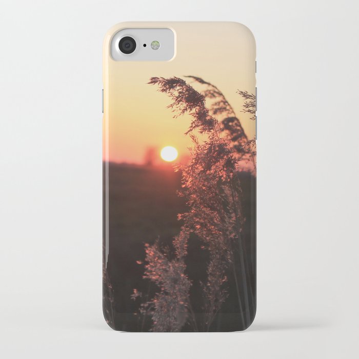 A warm sunset iPhone Case