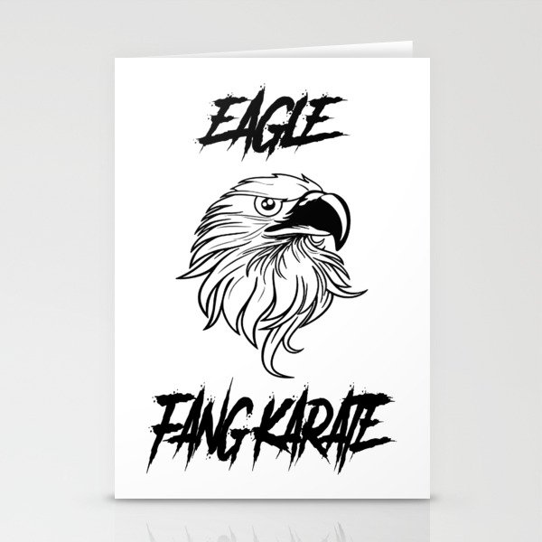 eagle fang karate Stationery Cards