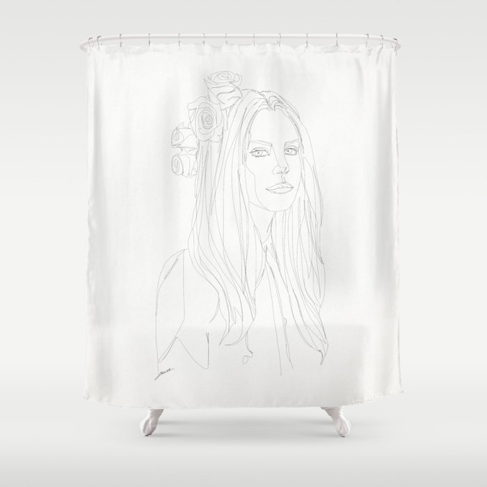STAR COLLECTION | LANA DELREY Shower Curtain