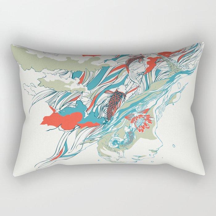 Colours In The Sky Rectangular Pillow