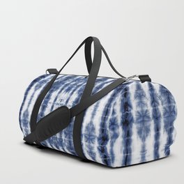 Tiki Shibori Blue Duffle Bag