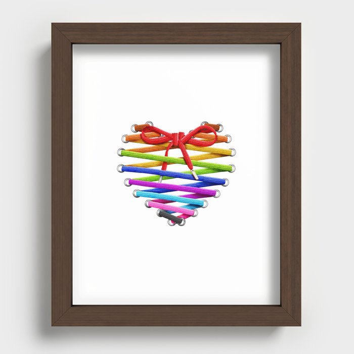 Pride Love Recessed Framed Print