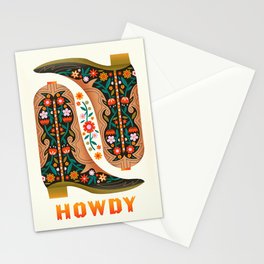 Boots - Color  Stationery Cards