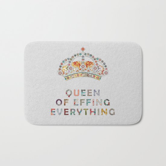 her daily motivation Bath Mat